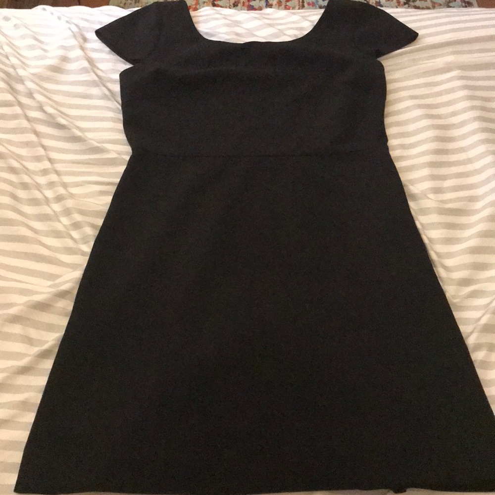 DVF black dress
